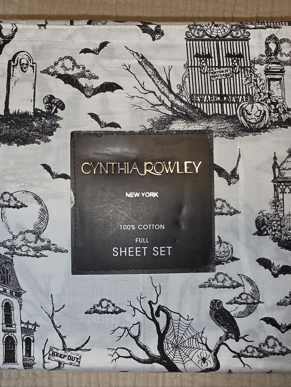 Full Size Spooky Sheet Set by Cynthia Rowley